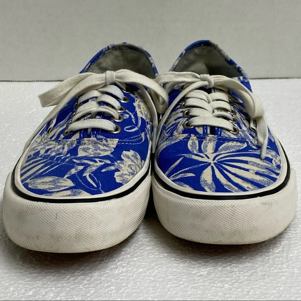 Vans Ultra Cush floral linen/true blue marsh floral print canvas upper W9 M 71/2
